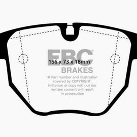 EBC 00-04 BMW M5 5.0 (E39) Yellowstuff Front Brake Pads