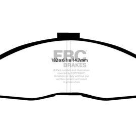 EBC 98-02 Chevrolet Camaro (4th Gen) 3.8 Bluestuff Front Brake Pads