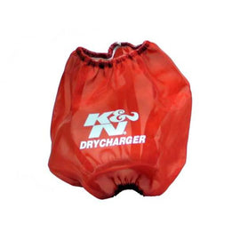 K&N Drycharger Round Tapered Red Air Filter Wrap