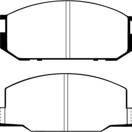 EBC 85-90 Lotus Esprit 2.2 Yellowstuff Front Brake Pads