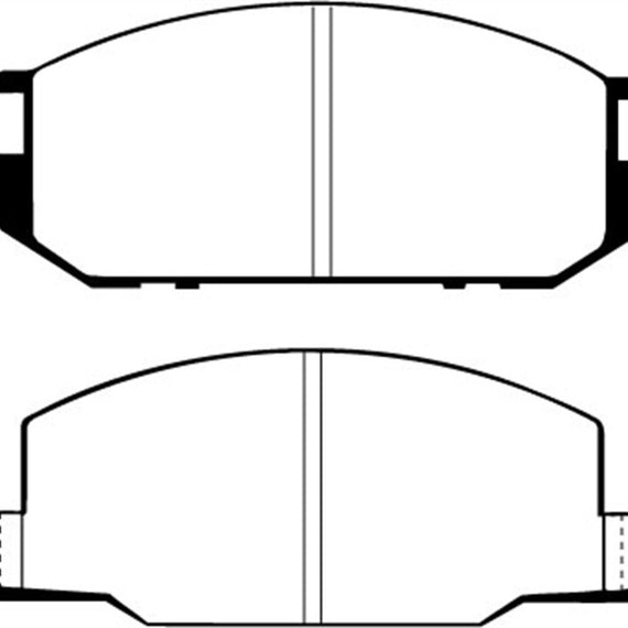 EBC 85-90 Lotus Esprit 2.2 Yellowstuff Front Brake Pads