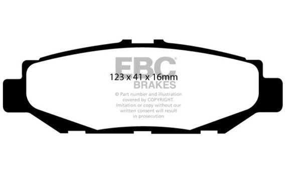 EBC 93-97 Lexus GS300 3.0 Yellowstuff Rear Brake Pads