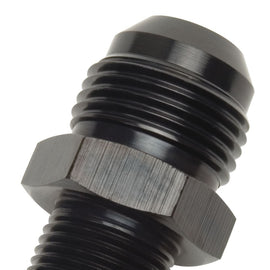 Russell Performance -8 AN to 1/2in NPT Straight Flare to Pipe (Black)