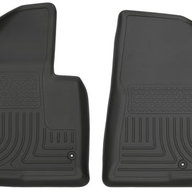 Husky Liners 13-15 Hyundai Sante Fe GLS/Limited WeatherBeater Front Row Black Floor Liners