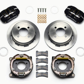 Wilwood Dynapro Low-Profile 11.00in P-Brake Kit Ford 7.5in Rear 2.80 Offset - 4-Lug