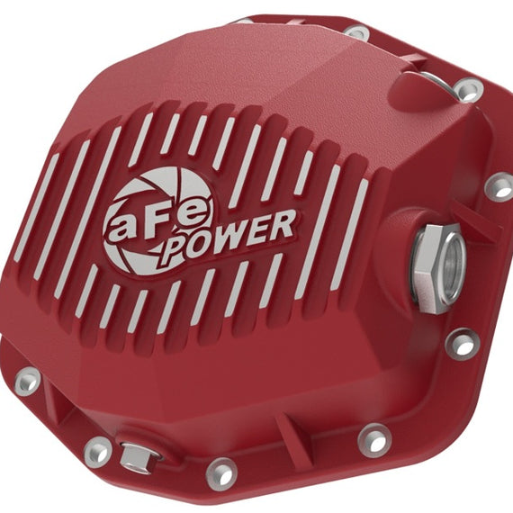 aFe Pro Series Rear Differential Cover Red 2018+ Jeep Wrangler (JL) V6 3.6L (Dana M220)