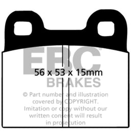 EBC 71-79 Volkswagen Beetle 1.3 (1300) Yellowstuff Front Brake Pads