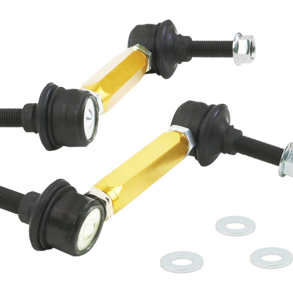 Whiteline Universal Sway Bar End Link Kit - 130-155mm Heavy Duty Adjustable - 10mm Ball Studs