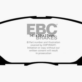 EBC 04-07 Lexus RX330 3.3 Yellowstuff Front Brake Pads