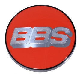 BBS Center Cap 70.6mm Red/Silver (5-Tab)