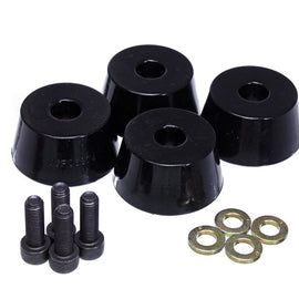 Energy Suspension 96-02 Toyota 4Runner Front Hyper Flex Bump Stop Set - Black