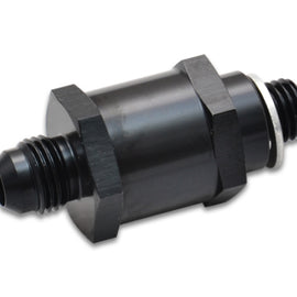 Vibrant Fuel Pump Check Valve -8AN Male Flare to 12mm x 1.5 Metric