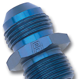 Russell Performance -8 AN Flare to 16mm x 1.5 Metric Thread Adapter (Blue)