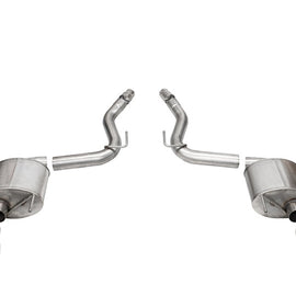 Corsa 2024 Ford Mustang GT Touring Axle-Back Dual Rear Exit with 4.5in Pro Series Polished Tips