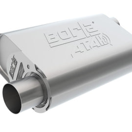 Borla CrateMuffler LS3 ATAK 2.5in Offset/Offset 14inx4.35inx9in Muffler