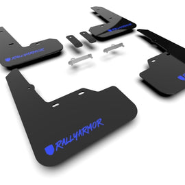 Rally Armor 2022+ Subaru WRX Black UR Mud Flap Altered Font Blue Logo