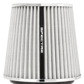 Spectre Adjustable Conical Air Filter 5-1/2in. Tall (Fits 3in. / 3-1/2in. / 4in. Tubes) - White