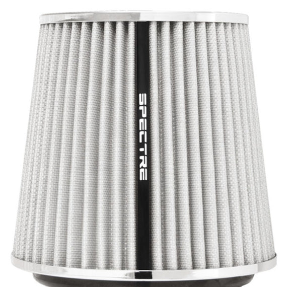 Spectre Adjustable Conical Air Filter 5-1/2in. Tall (Fits 3in. / 3-1/2in. / 4in. Tubes) - White