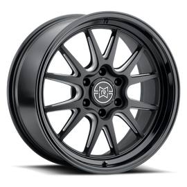 Method Raised MR802 20x10 / 5x5 BP / -18mm Offset / 71.5mm Bore - Double Black Milled Wheel