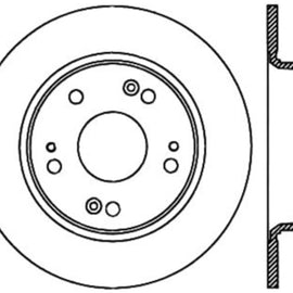 Stoptech 08-10 Honda Accord EX/EX-L/LX/LX-P/LX+ Rear Perf CRYO Rotor