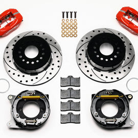 Wilwood Forged Dynalite P/S P-B Kit Drilled-Red 2005-2014 Mustang