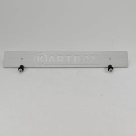 Kartboy Front License Plate Delete - Silver