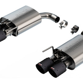 Borla 2024 Ford Mustang GT 5.0L V8 w/ Active Exhaust S-Type Axle-Back Exhaust System - Carbon Fiber