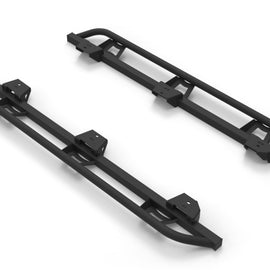 N-Fab Trail Slider Steps 07-17 Jeep Wrangler JK 4dr - SRW - Textured Black