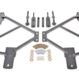 BMR 10-15 5th Gen Camaro Bolt-On Subframe Connectors - Black Hammertone