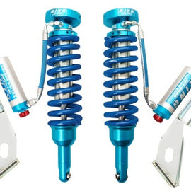 King Shocks 2016+ Toyota Hilux Front 2.5 Dia Remote Reservoir Coilover w/Adjuster (Pair)