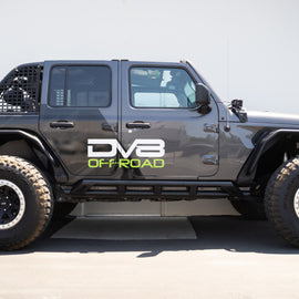 DV8 Offroad 18-23 Jeep Wrangler JL 4 Door FS-15 Series Rock Sliders