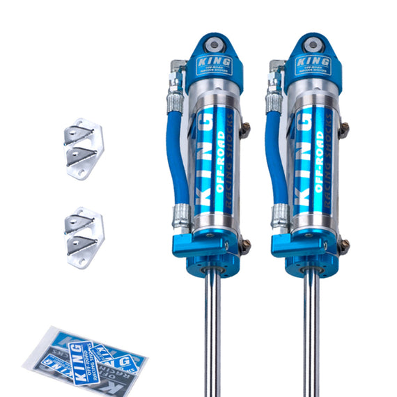 King Shocks 96-04 Toyota Tacoma (6 Lug) Rear 2.5 Dia Piggy Hose Reservoir Shock (Pair)