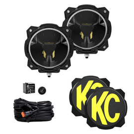 KC HiLiTES Gravity Titan LED 6in. - Pair Pack (SAE Driving Beam)