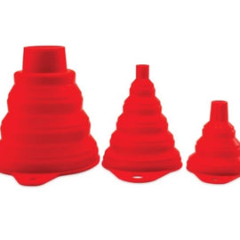 Griots Garage Collapsible Silicone Funnels - Set of 3