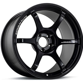 Advan RG-4 18x9 +35 5-114.3 Semi Gloss Black Wheel