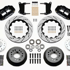 Wilwood Narrow Superlite 6R Front Hub Kit 14.00in Drilled 67-69 Camaro 64-72 Nova Chevelle