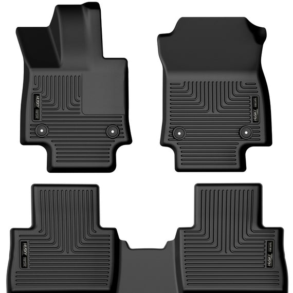 Husky Liners 22-23 Lexus NX250/NX350 Weatherbeater Black Front & 2nd Seat Floor Liners