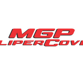 MGP 4 Caliper Covers Engraved Front & Rear Gen 5/Camaro Black finish silver ch