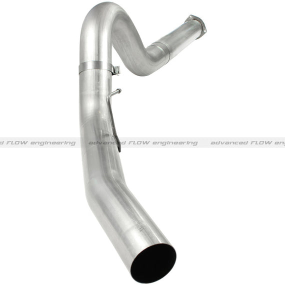 aFe Atlas 5in DPF-Back Aluminized Steel Exh Sys, Ford Diesel Trucks 11-14 v8-6.7L (td) No tip