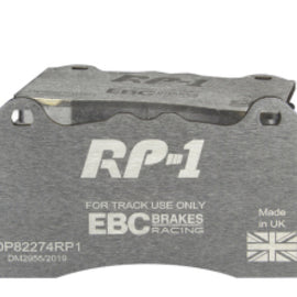 EBC Racing 2021+ BMW M3/M4 / 2023+ BMW M2 (G80/G82/G87) w/Cast Iron Rotor RP-1 Race Front Brake Pads