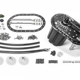 Radium Engineering FCST-X Brushless Ti Automotive E5LM Fuel Cell Surge Tank (Pumps NOT Included)