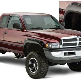 Bushwacker 94-01 Dodge Ram 1500 Fleetside Pocket Style Flares 4pc 78.0/96.0in Bed - Black