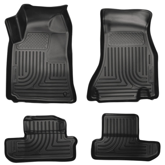 Husky Liners 08-12 Dodge Challenger WeatherBeater Combo Black Floor Liners