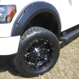 Lund 15-17 Ford F-150 RX-Rivet Style Textured Elite Series Fender Flares - Black (4 Pc.)