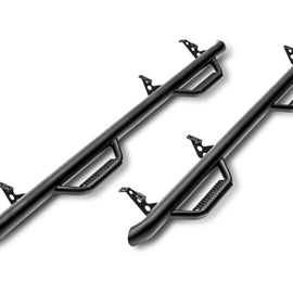 N-Fab Nerf Step 16-17 Toyota Tacoma Access Cab 6ft Bed - Tex. Black - W2W - SRW - 2in