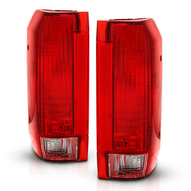 ANZO 1992-1996 Ford Bronco Taillight Red/Clear Lens (OE Replacement)
