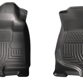 Husky Liners 07-14 Cadillac Escalade ESV/EXT Weatherbeater Black Front Floor Liners