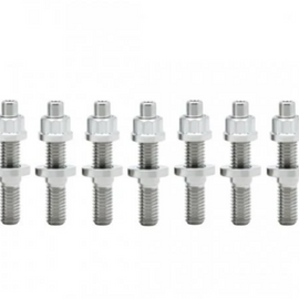 BLOX Racing SUS303 Stainless Steel Exhaust Manifold Stud Kit M8 x 1.25mm 45mm in Length - 9-piece