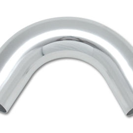 Vibrant 4in O.D. Universal Aluminum Tubing (120 degree Bend) - Polished