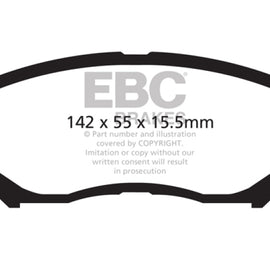 EBC 12+ Mazda CX-5 2 Ultimax2 Front Brake Pads